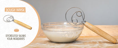 Superbaking Sourdough Proofing Basket Gift Set, Round 9" & Oval 10" Banneton, Sourdough Starter Kit, Sourdough Banneton Basket, Banneton Bread Proofing Basket Set of 2, Sourdough Bread Baking Supplies
